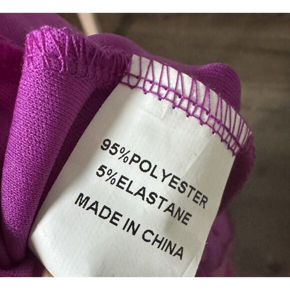 Faeriesty Fuschia One Shoulder Floor Length Gown, Prom, Wedding, Party, Size S - Picture 8 of 9